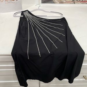 Queen of sparkle, one shoulder workout dress!!